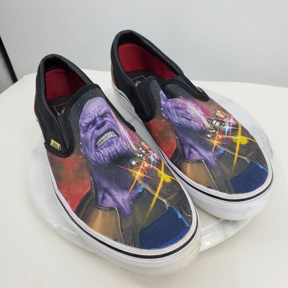 Vans X Avengers Marvel Thanos Infinity War Gauntlet Slip On Men's Shoes 10.5 - Picture 2 of 13